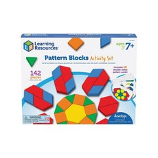 Learning Resources 益智巧拼板 Set, 142塊, 7歲以上, 附18張雙面學習卡, 1組, Multi-color