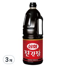 삼화식품 진간장, 1.8L, 3개