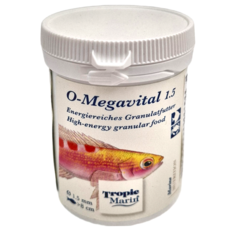 Tropic Marin 勁能量海魚顆粒飼料, O-Megavital 1.5, 高能量顆粒食品, 75g, 1瓶