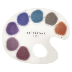 sun-star PALETTONE 調色盤霧透索引便利貼, 7種樣式各10張 共70張, 秋風圓舞曲, 70張, 1本