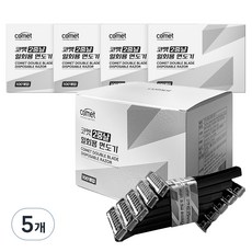코멧 2중날 일회용 면도기, 100개입, 5개