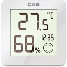 카스 디지털 온습도계 T023, 화이트, 1개