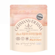 아이앤어스 독일더마 프리미엄 캡슐세탁세제 10개입, 30개입, 1개