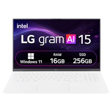 LG전자 2026 그램 AI 15 코어 Ultra5 방문설치, 에센스 화이트, 15Z90U-GS5YK, 256GB, 16GB, WIN11 Home