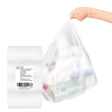 하비티 배접 분리수거 쓰레기 비닐봉투 200매, 40L, 1개 200개, 40L