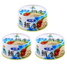 同榮 水煮鮪魚, 煙仔虎風味, 180g, 3罐