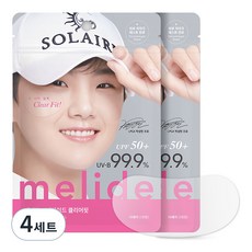 에어뮤즈 멜라이드 클리어핏 투명썬패치 10패치 5회분, 30g, 4세트