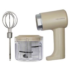 recolte 麗克特 Cordless手持攪拌調理機, 無線充電式設計, RCW-1
