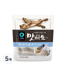 청정원 맛선생 황태만능육수티백, 64g, 5개