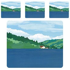 미니멀 추상화 풍경 아트 마우스패드 20 x 24 cm, 07, 4개