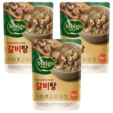 비비고 갈비탕, 400g, 3개
