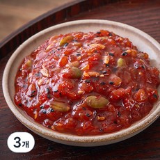 반찬단지 비빔오징어젓, 1kg, 3개