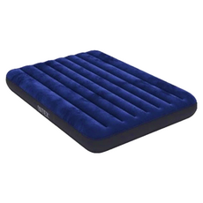 INTEX 露營充氣床墊 3-4人適用 藍色 203 x 183 x 25cm, 1個