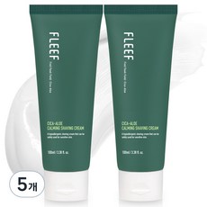 플리프 시카 알로에 카밍 저자극 쉐이빙 면도 크림, 100ml, 10개