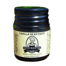 FOOD MASTER 大師食品 天然香草醬, 純香草醬, 25g, 馬達加斯加原產, 1罐