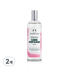 더바디샵 글로잉 체리 블라썸 후레그런스 바디 미스트 꽃향, 100ml, 2개
