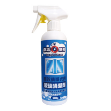 CLEAN CAPTAIN 除垢隊長 高效清潔光亮 玻璃清潔劑 500g, 1瓶