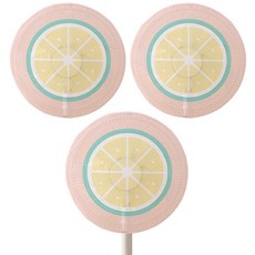 클레어라 선풍기 안전망 55cm, 레몬, 3개