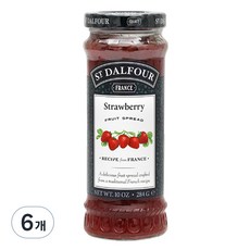 샹달프 딸기잼, 284g, 6개