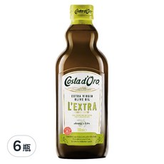 Costad'Oro 義大利原裝進口特級冷壓初榨橄欖油禮盒, 6瓶