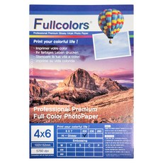 Fullcolors 全彩 噴墨亮面相片紙, 4 x 6, 100張
