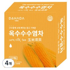 다하다 옥수수 수염차, 1.5g, 100개입, 4개