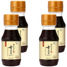 신앙촌 양조 깔끔한 국간장, 120ml, 4개
