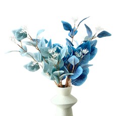 KUIBAO 快豹生活 Eteral 仿真樹枝 50cm, 淺藍色, 10個