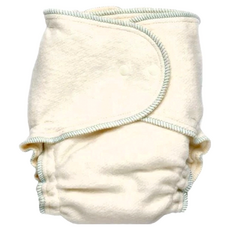 Babee Greens BBG 有機棉夜用布尿褲, 新生兒 (3kg-6kg), 成長型 (3kg-15kg), 原色, 1件