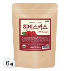 VOTEM 히비스커스 삼각티백, 1.2g, 50개입, 6개