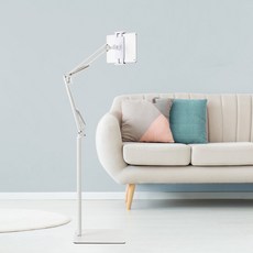 Tamsaa 可折疊智慧型手機平板電腦支架 140 cm, 白色, 大型