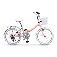 바이맥스 접이식자전거 20 샤프리, 라이트핑크, 140cm
