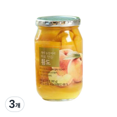 올가홀푸드 재배농장에서 바로 만든 황도, 450g, 3개