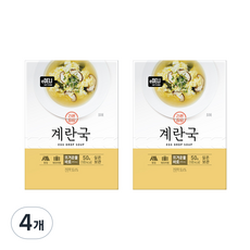 이델리 동림푸드 간편집밥 계란국 5p, 50g, 4개