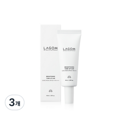 라곰 브라이트닝 톤업 선크림 SPF50+ PA++++, 40ml, 3개