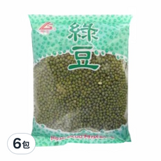 同正 綠豆, 顆顆飽滿, 精選綠豆, 夏日清涼解渴最佳首選, 300g, 6包