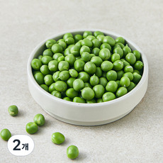 국내산 깐 완두콩, 200g, 2개 200g, 2개