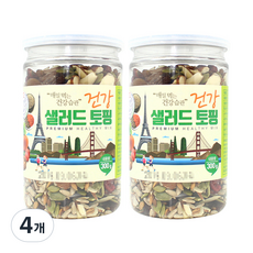 건강 샐러드 토핑 혼합견과, 300g, 4개