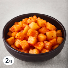 금자네 매운 실비 깍두기, 1kg, 2개