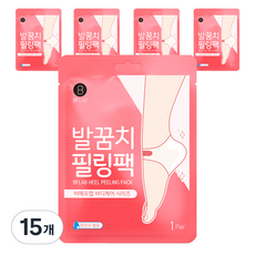 비에프랩 발꿈치 필링팩, 15개, 1개입