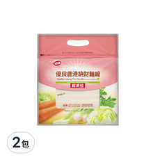 鄉傳 優良鹿港納財麵線, 經濟包, 1.6kg, 2包