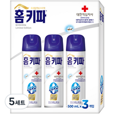 홈키파 대한적십자사 제로 에어졸 3p, 5세트, 1500ml