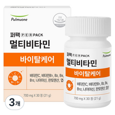 풀무원 퍼팩 멀티비타민 바이탈케어 21g, 30정, 3개