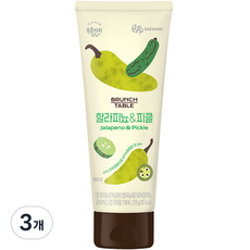 복음자리 브런치 테이블 할라피뇨 & 피클, 210g, 3개