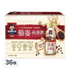 桂格 藜麥燕麥飲, 237ml, 36瓶