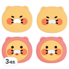 카카오프렌즈 문콕방지 지켜콕 도어가드 2종 x 2p 세트, 춘식이 핑크, 3세트