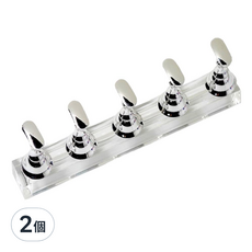 BARNA 磁吸式西洋棋造型甲片展示架, 銀色, 2個