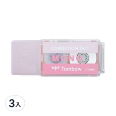 mono ct_cm5口袋型修正帶_粉,3入, 粉