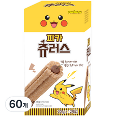 포켓몬스터 초코 피카 츄러스, 20g, 60개
