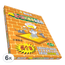 黏鼠寶 黏鼠板 2片裝，德國膠料 超大面積 有效對付大型鼠，台灣製造, 2片, 3盒